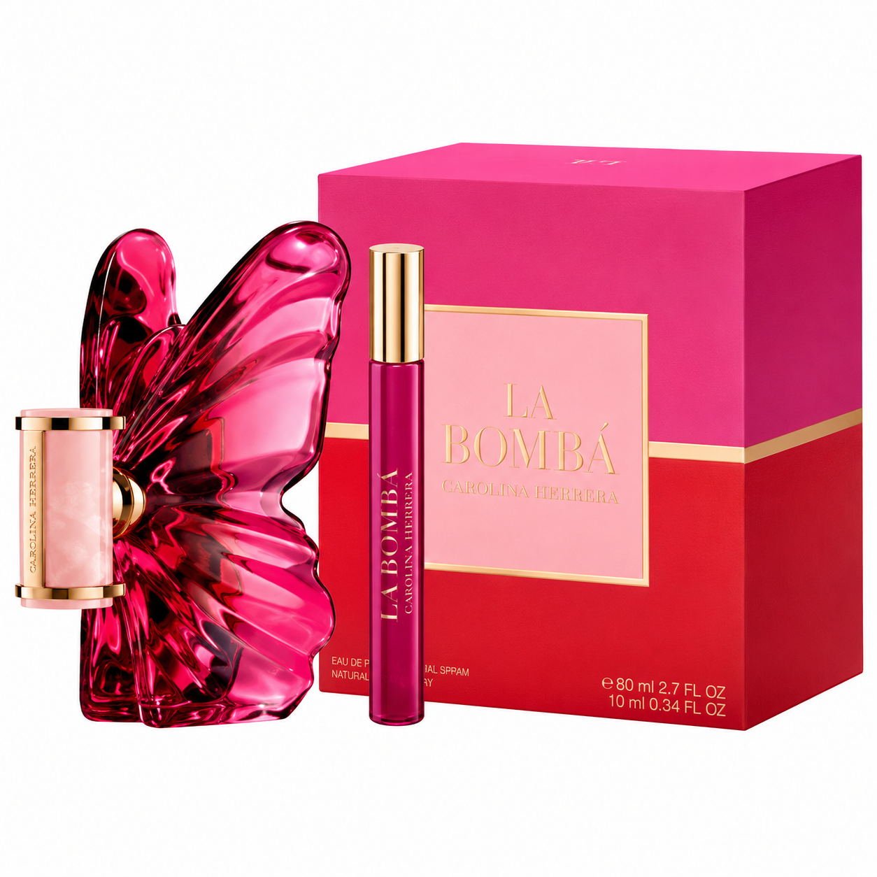 Carolina Herrera La Bomba Set 80ml EDP + 10ml EDP - Women