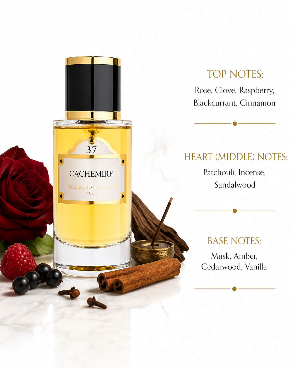 Collection Prestige No.37 Cachemire 50ml EDP - Unisexe