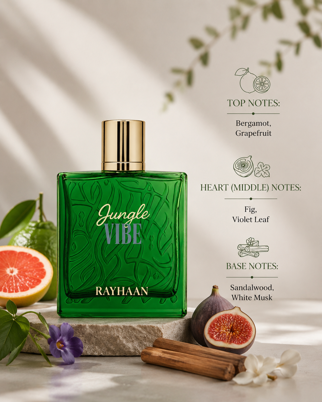 Rayhaan Jungle Vibe 100ml EDP - Unisex