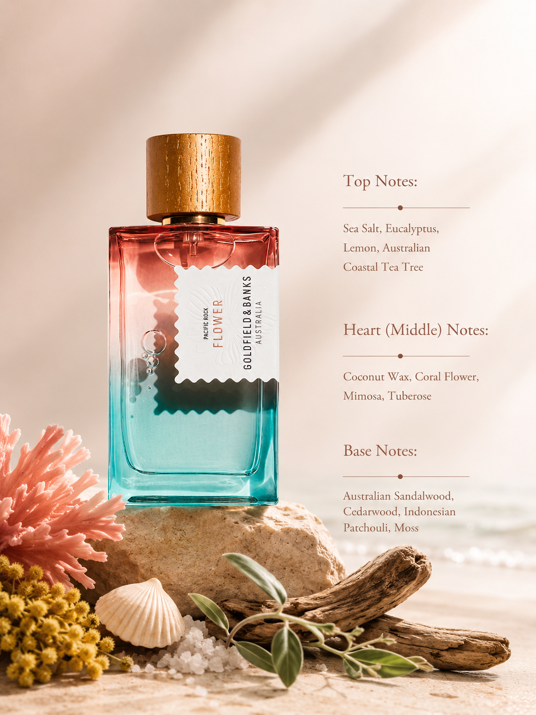 Goldfield & Banks Pacific Rock Flower 100ml EDP - Unisex